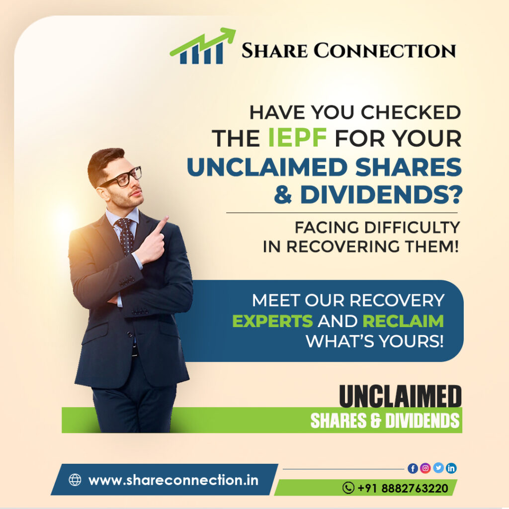 Recovering Unclaimed Dividends and Shares from IEPF Services in India 